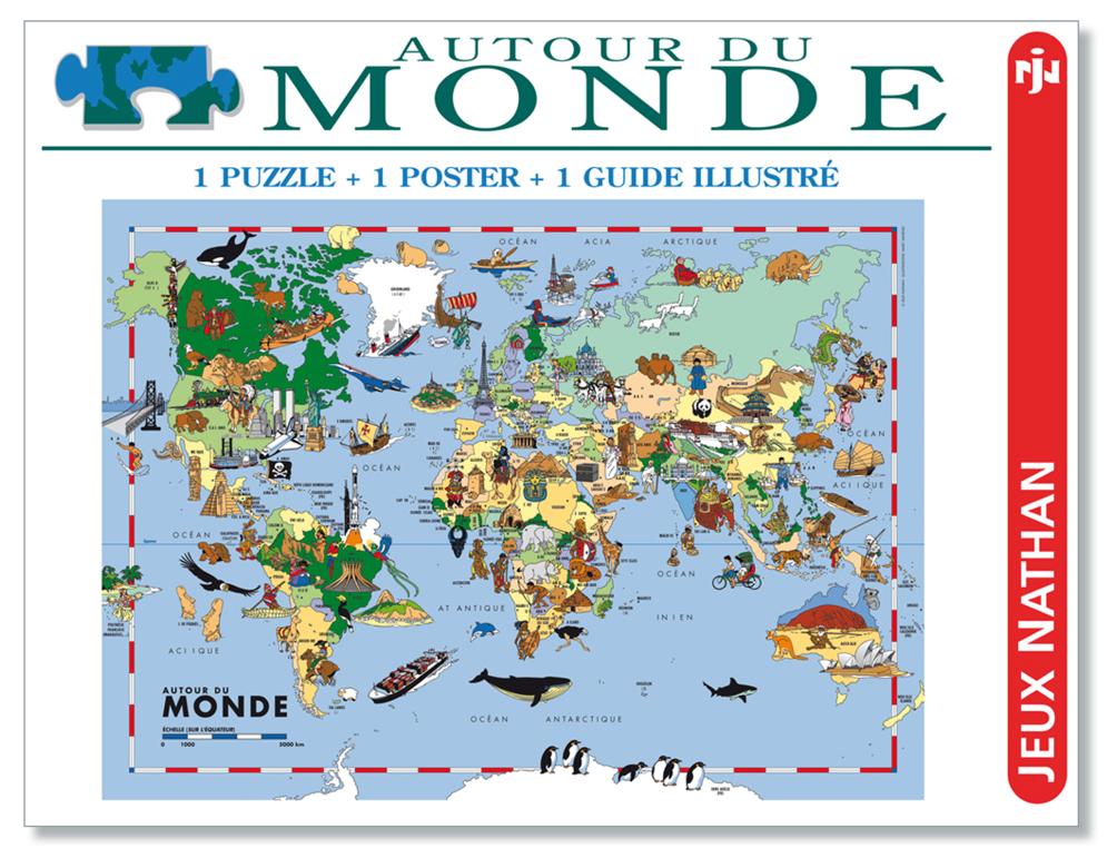 Packaging puzzle du Monde