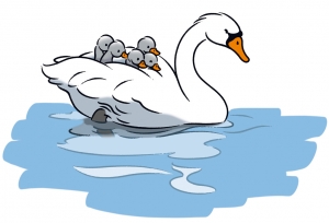 illustration jeunesse-Animaux ligne claire