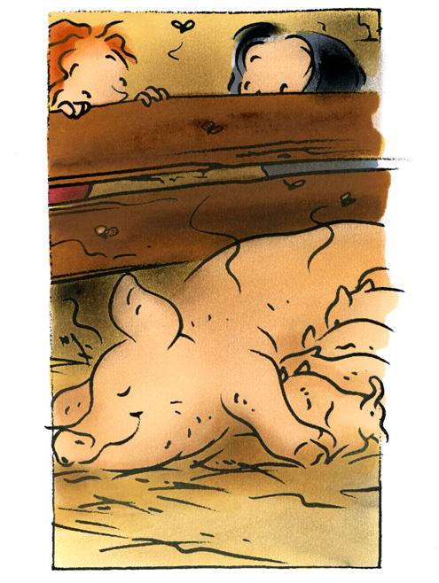 illustration jeunesse-mini-récit Edgar