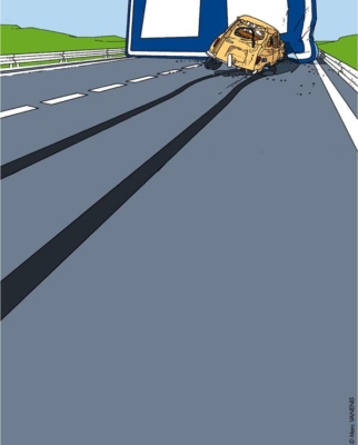 Bande dessinée du Journal Tintin - BD Déviations... (générique)