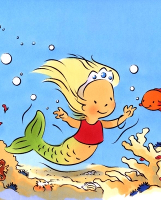 Illustration jeunesse-La petite sirène