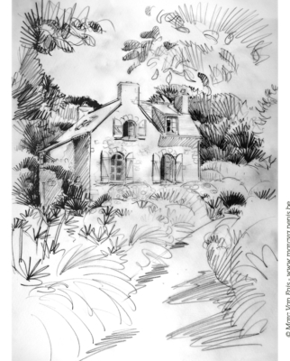 Portrait de maison-Maison à Bréhat